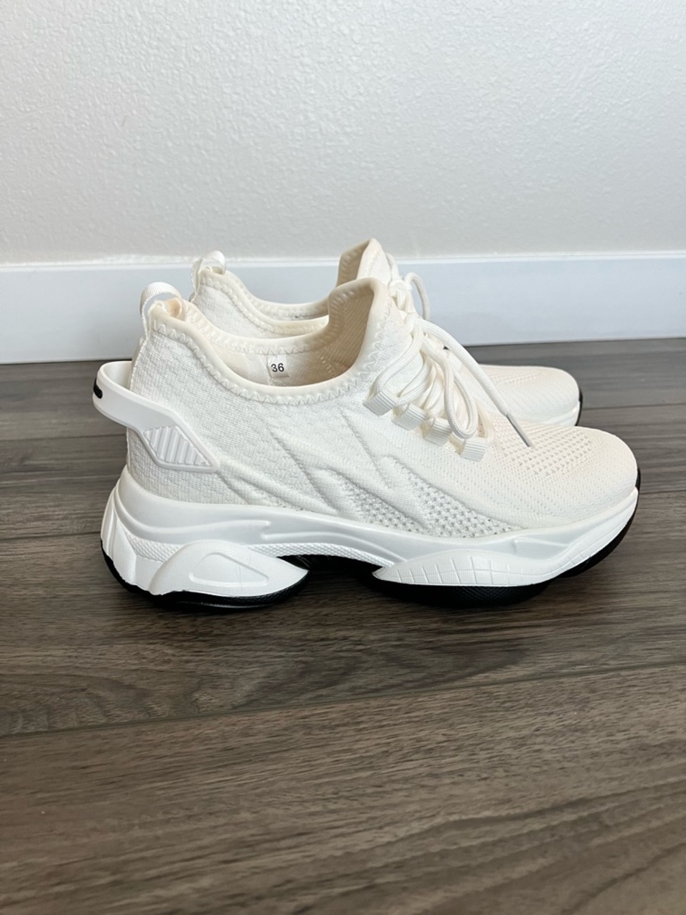 NWT White Slip On Women’s Sneakers | Size 36